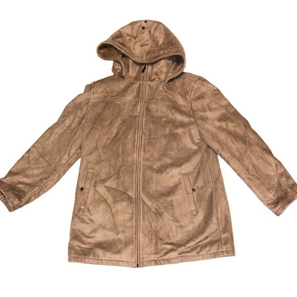 Calvin Klein faux suede coat size L - Picture 1 of 6